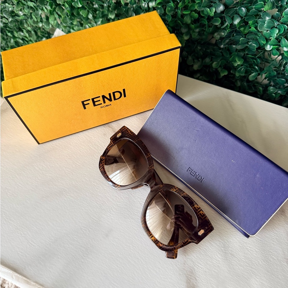 Fendi Tortoise Shell Sunglasses with COA